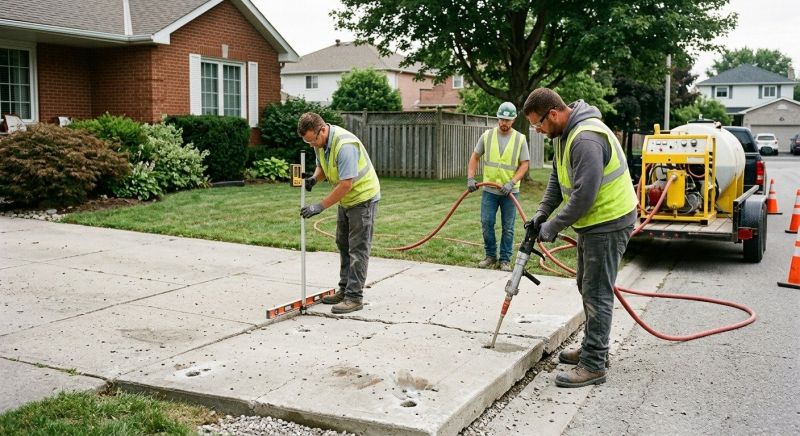 Slab Leveling in West Des Moines, IA