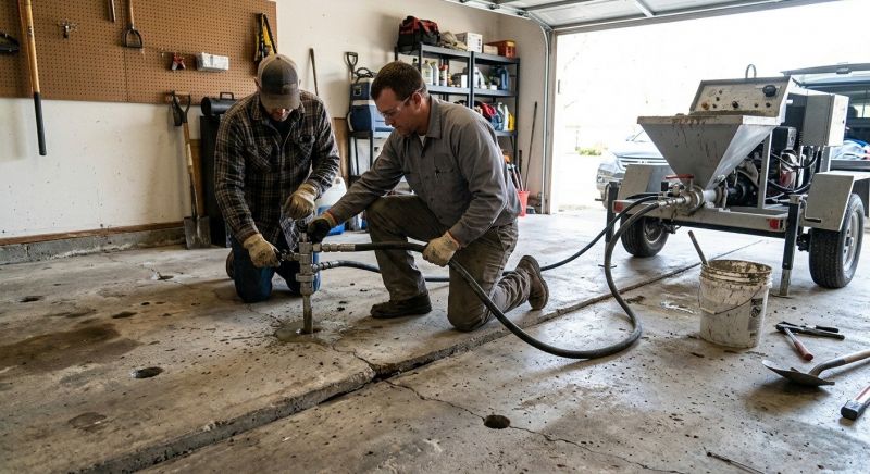 Concrete Floor Lifting in Des Moines, IA