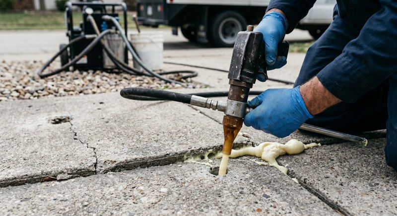 Concrete Leveling in Des Moines, IA