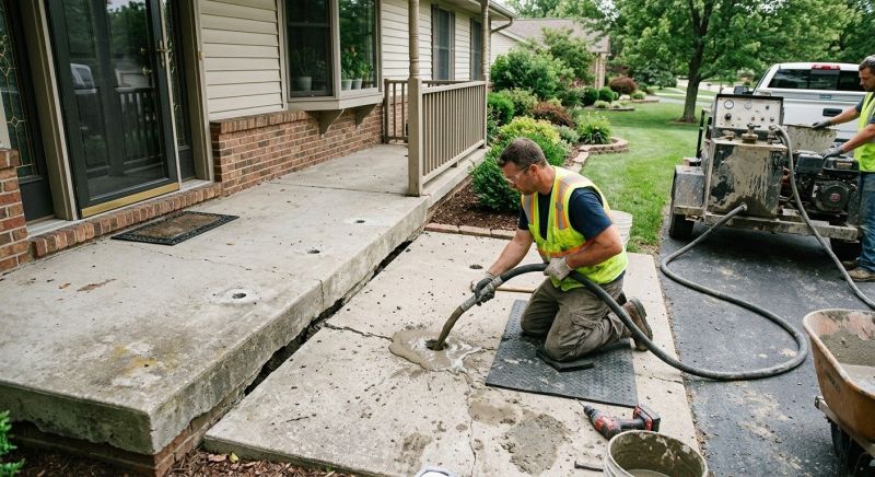 Concrete Leveling in West Des Moines, IA