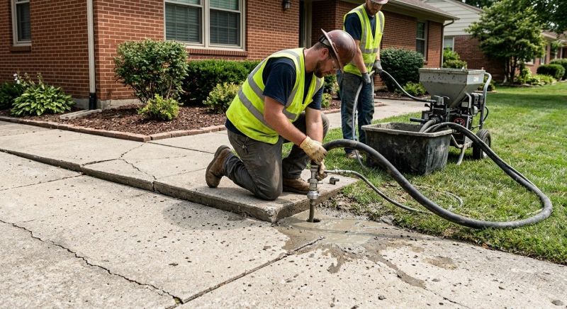 Concrete Mudjacking in West Des Moines, IA