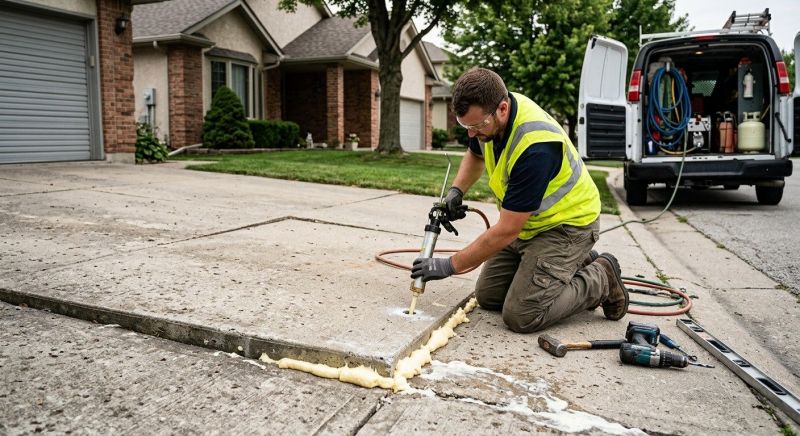 Concrete Poly Jacking in Des Moines, IA