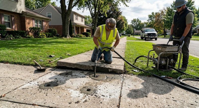 Concrete Raising in West Des Moines, IA