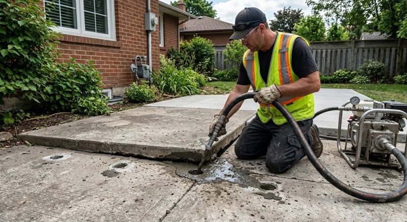 Concrete Settlement Repair in San Antonio, TX