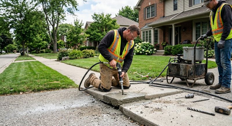 Concrete Settlement Repair in San Antonio, TX