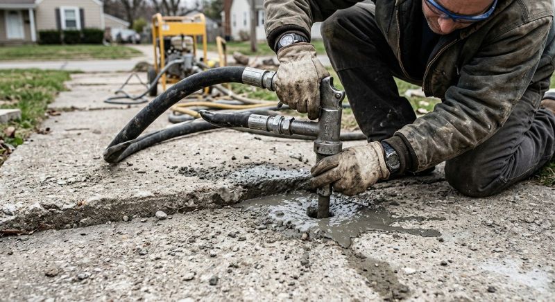 Concrete Slab Jacking in San Antonio, TX