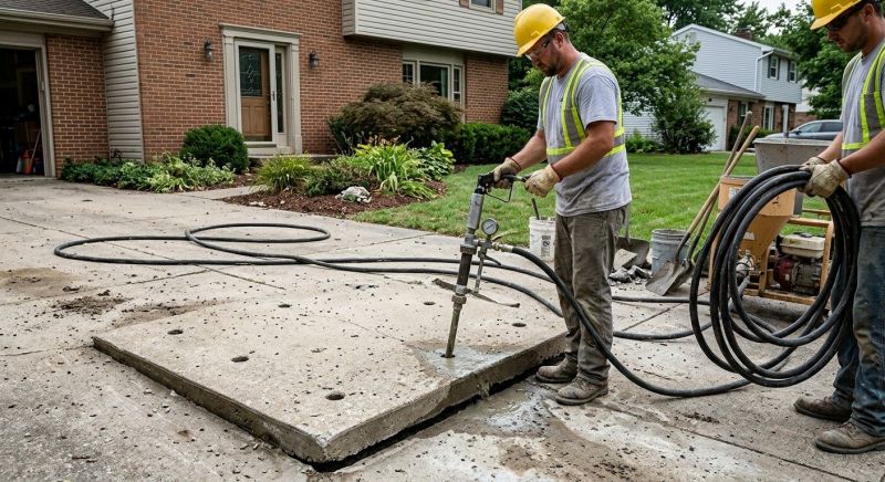 Driveway Slab Lifting in Denver, CO