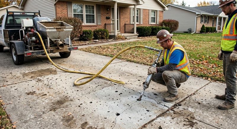 Driveway Slab Lifting in Corpus Christi, TX