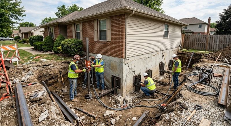 Foundation Pier Repair in Fort Collins, CO