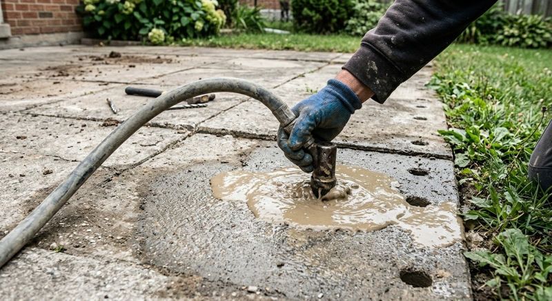 Patio Mudjacking in San Antonio, TX