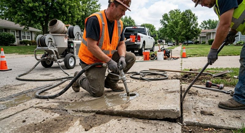 Uneven Pavement Repair in Columbus, OH